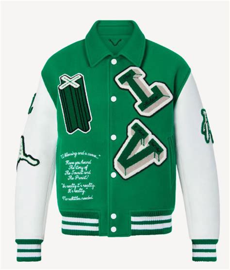 louis vuitton letterman jacket.